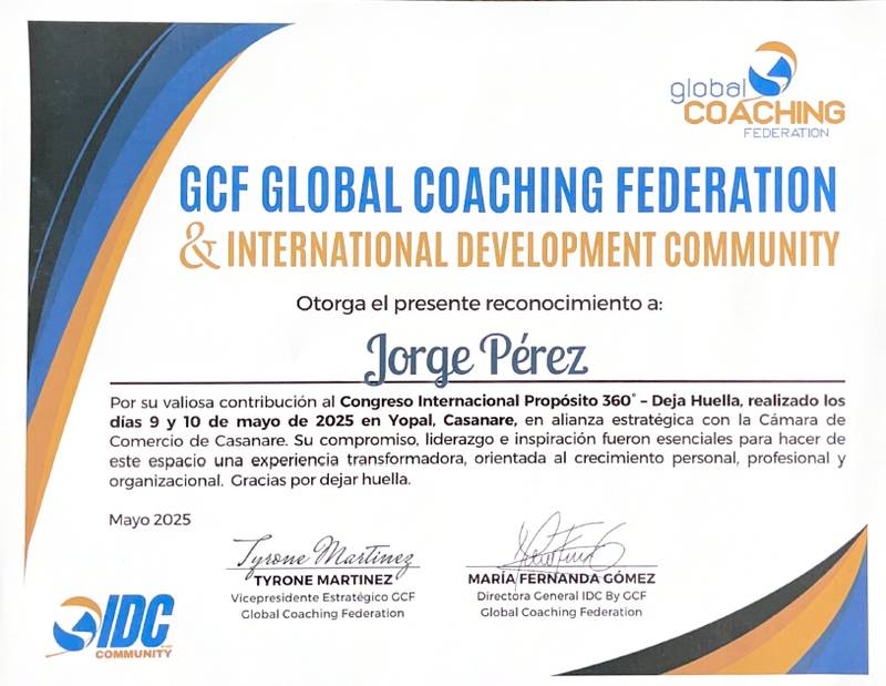 Jorge Hugo como speaker internacional